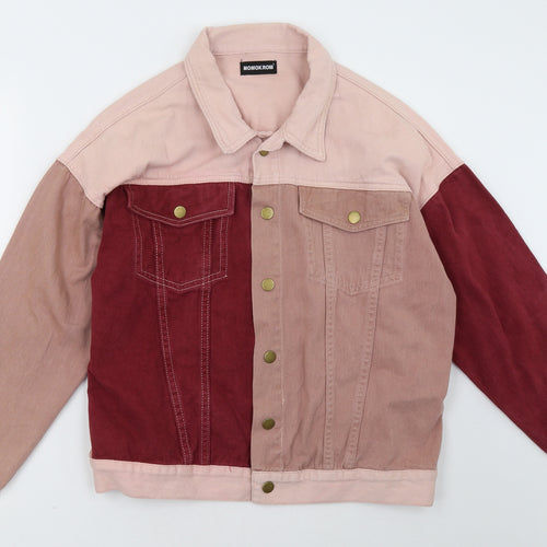 momokrom Womens Pink  Denim Jacket  Size M