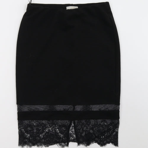 Cream Womens Black   A-Line Skirt Size S