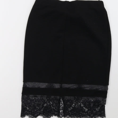 Cream Womens Black   A-Line Skirt Size S