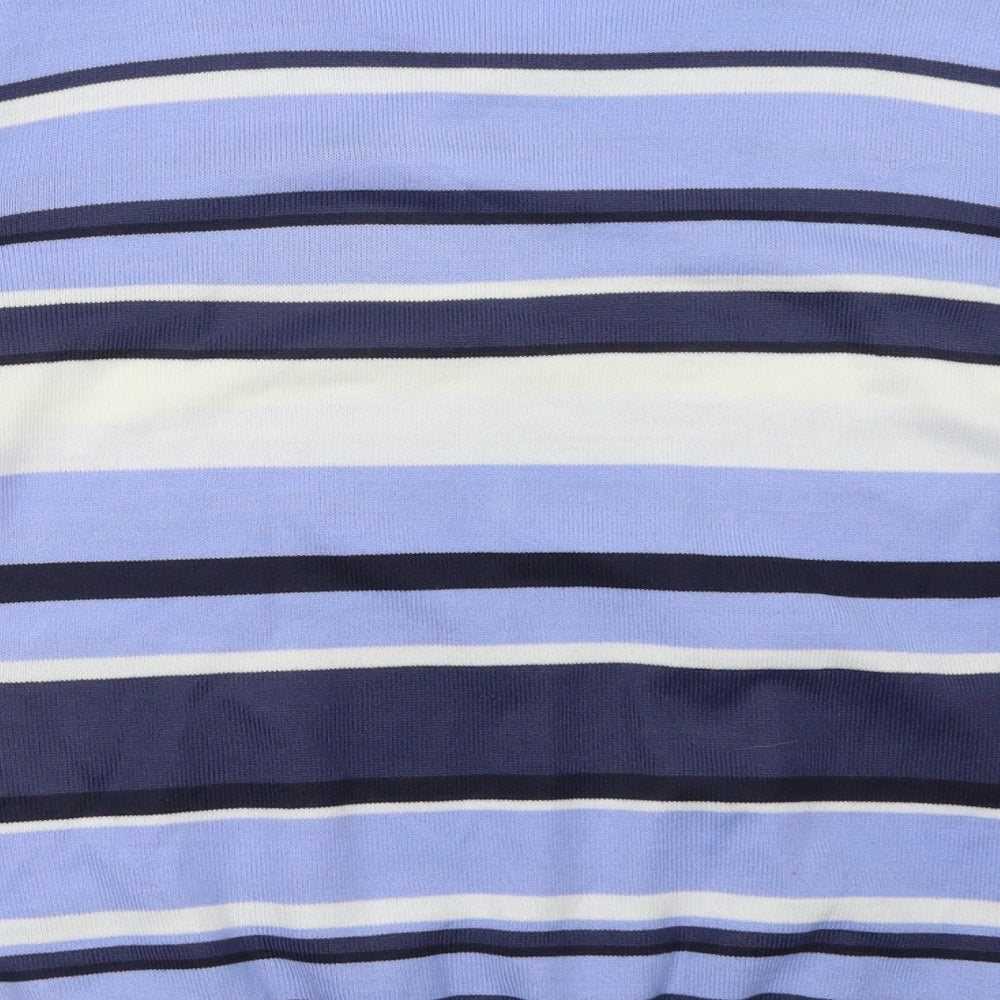 Marks and Spencer Womens Blue Striped  Pullover Sweatshirt Size 20