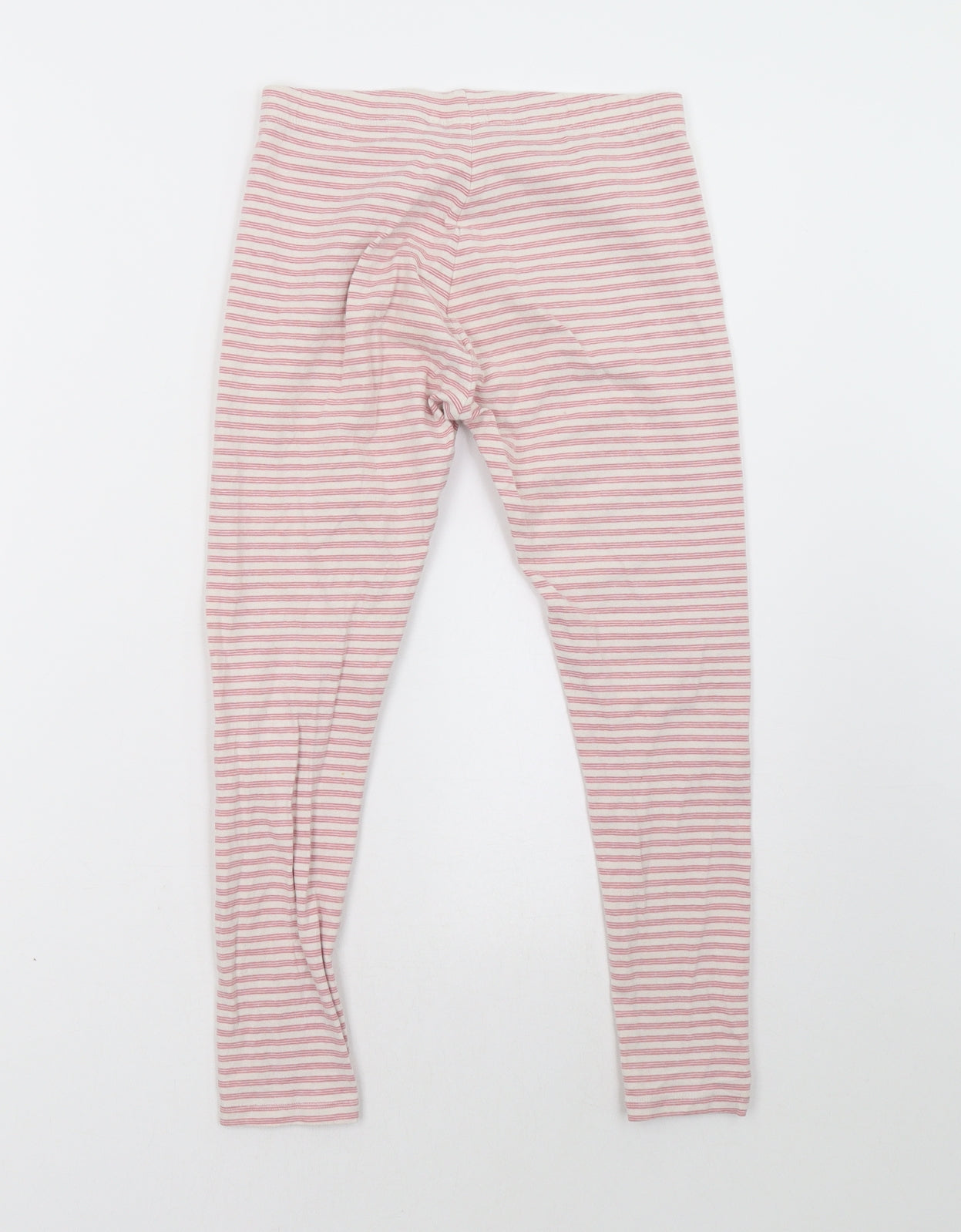 NEXT Girls Pink Striped  Sweatpants Trousers Size 10 Years