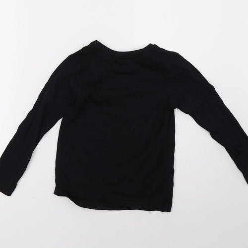 George Boys Black   Pullover Sweatshirt Size 7-8 Years
