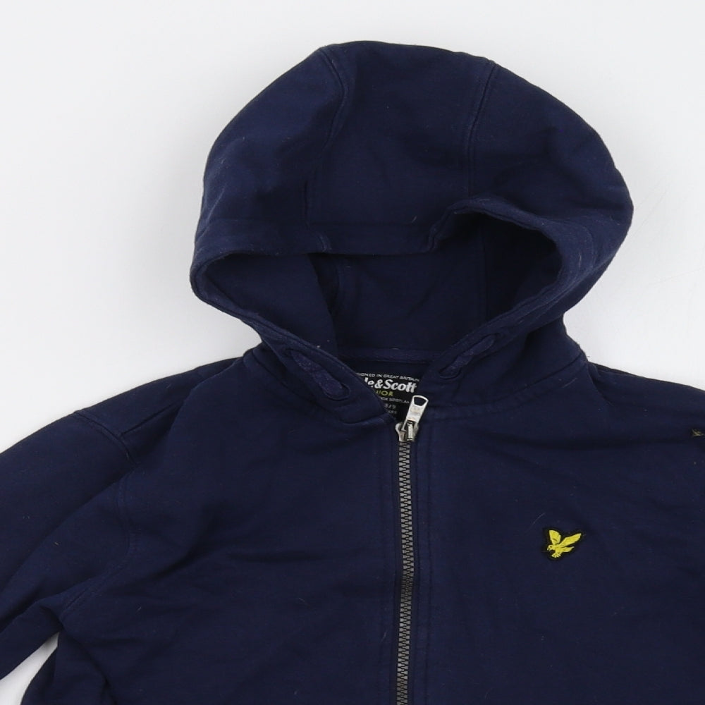Lyle & Scott Boys Blue   Full Zip Hoodie Size 8-9 Years