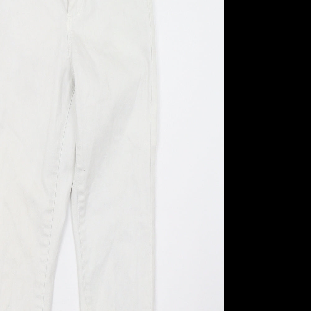 primartk Womens White  Denim Skinny Jeans Size 8 L28 in