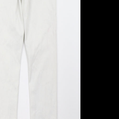 primartk Womens White  Denim Skinny Jeans Size 8 L28 in
