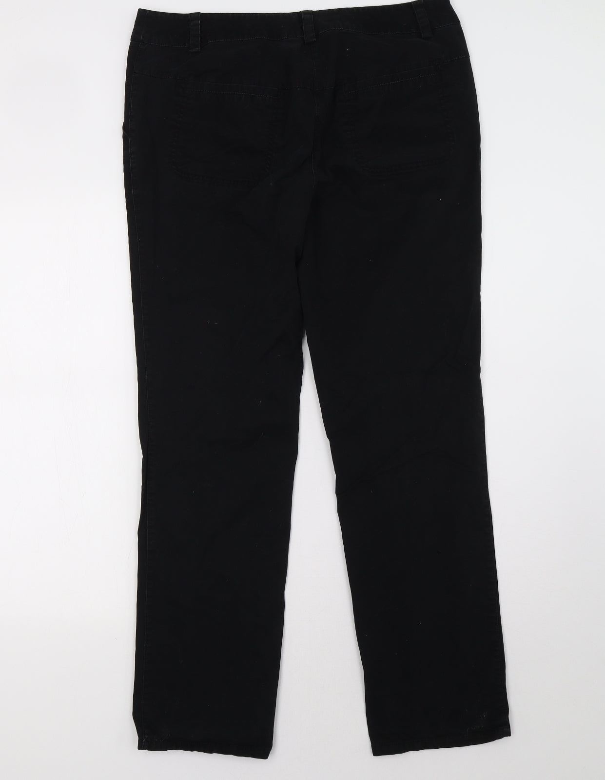 Sainsburys Womens Black   Trousers  Size 14 L32 in