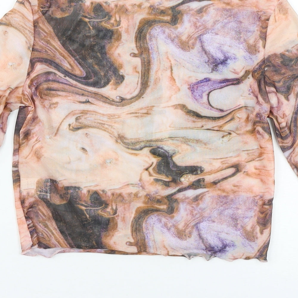 SheIn Womens Multicoloured   Basic T-Shirt Size M