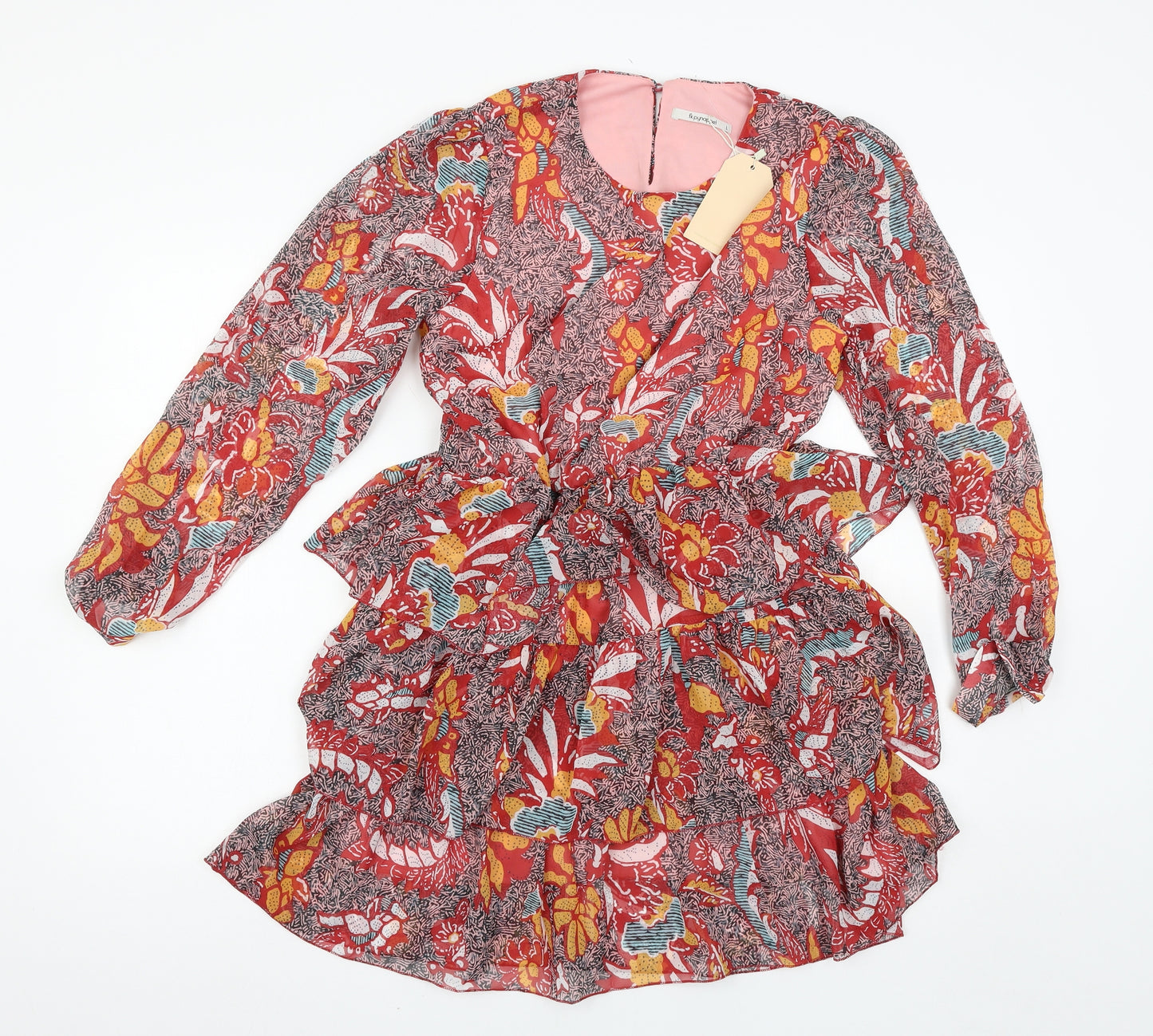 fk pynappel Womens Multicoloured Floral  Mini  Size L