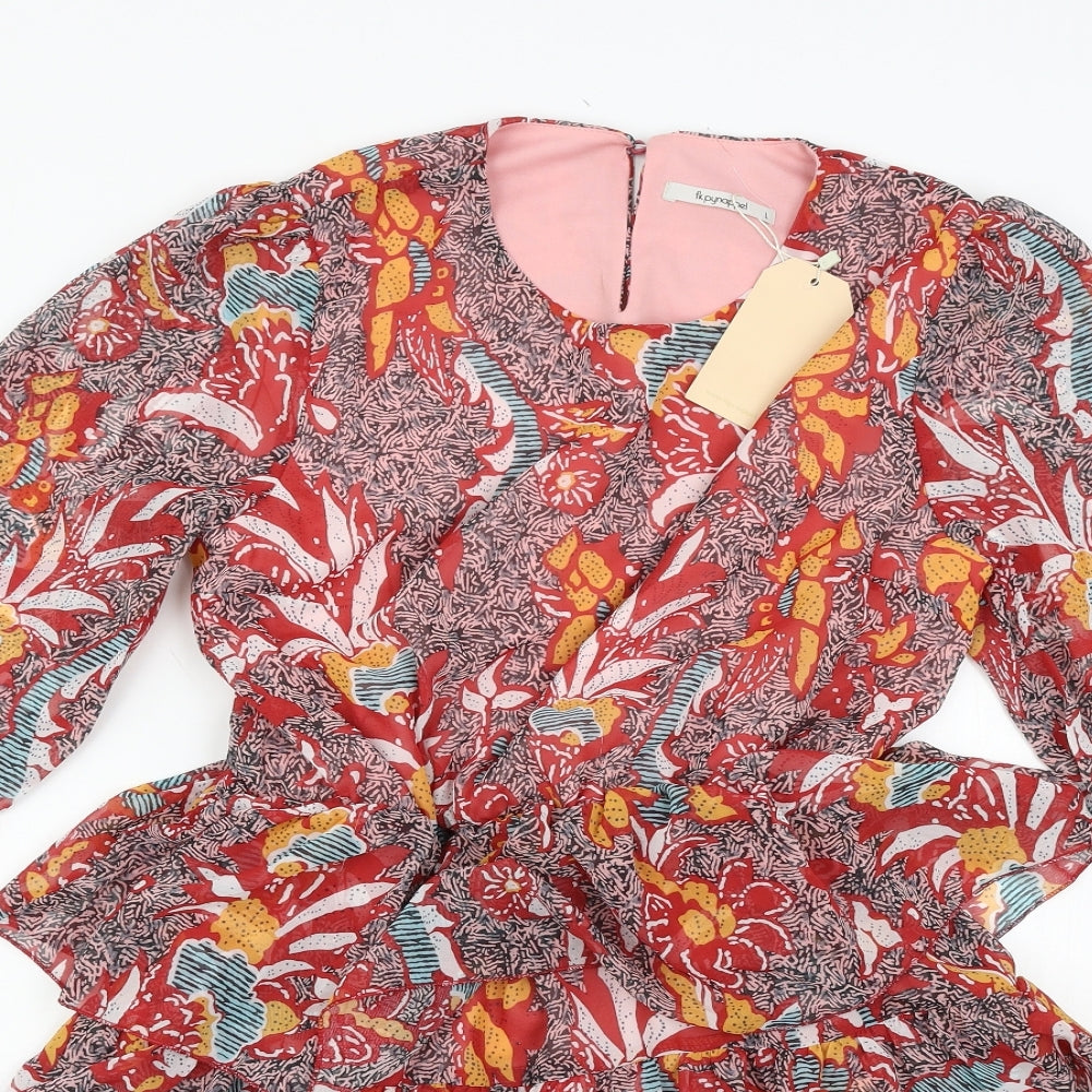 fk pynappel Womens Multicoloured Floral  Mini  Size L