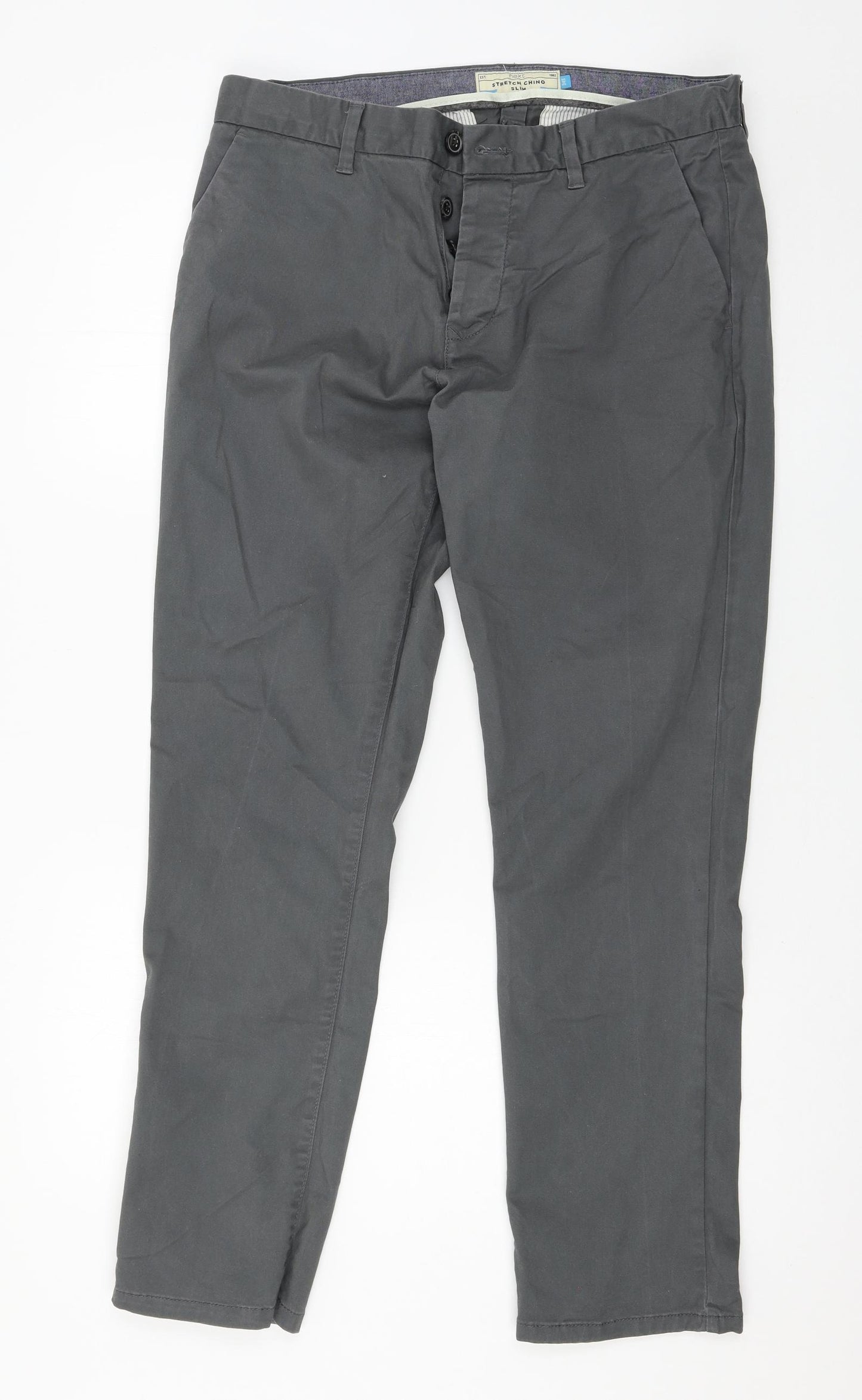 NEXT Mens Grey   Trousers  Size 34 L29 in