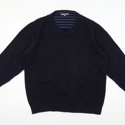 George Mens Blue   Pullover Jumper Size L