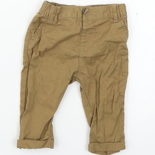 NEXT Boys Brown   Cargo Trousers Size 3-6 Months