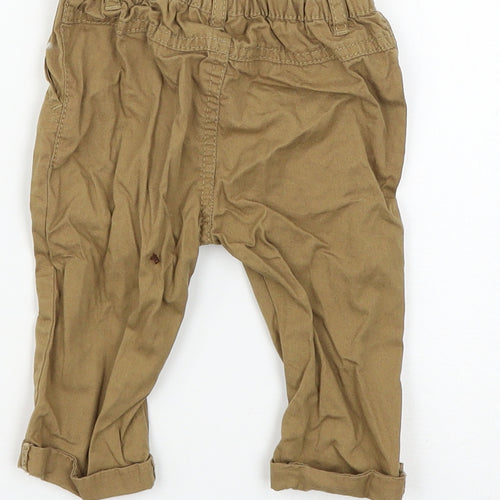 NEXT Boys Brown   Cargo Trousers Size 3-6 Months