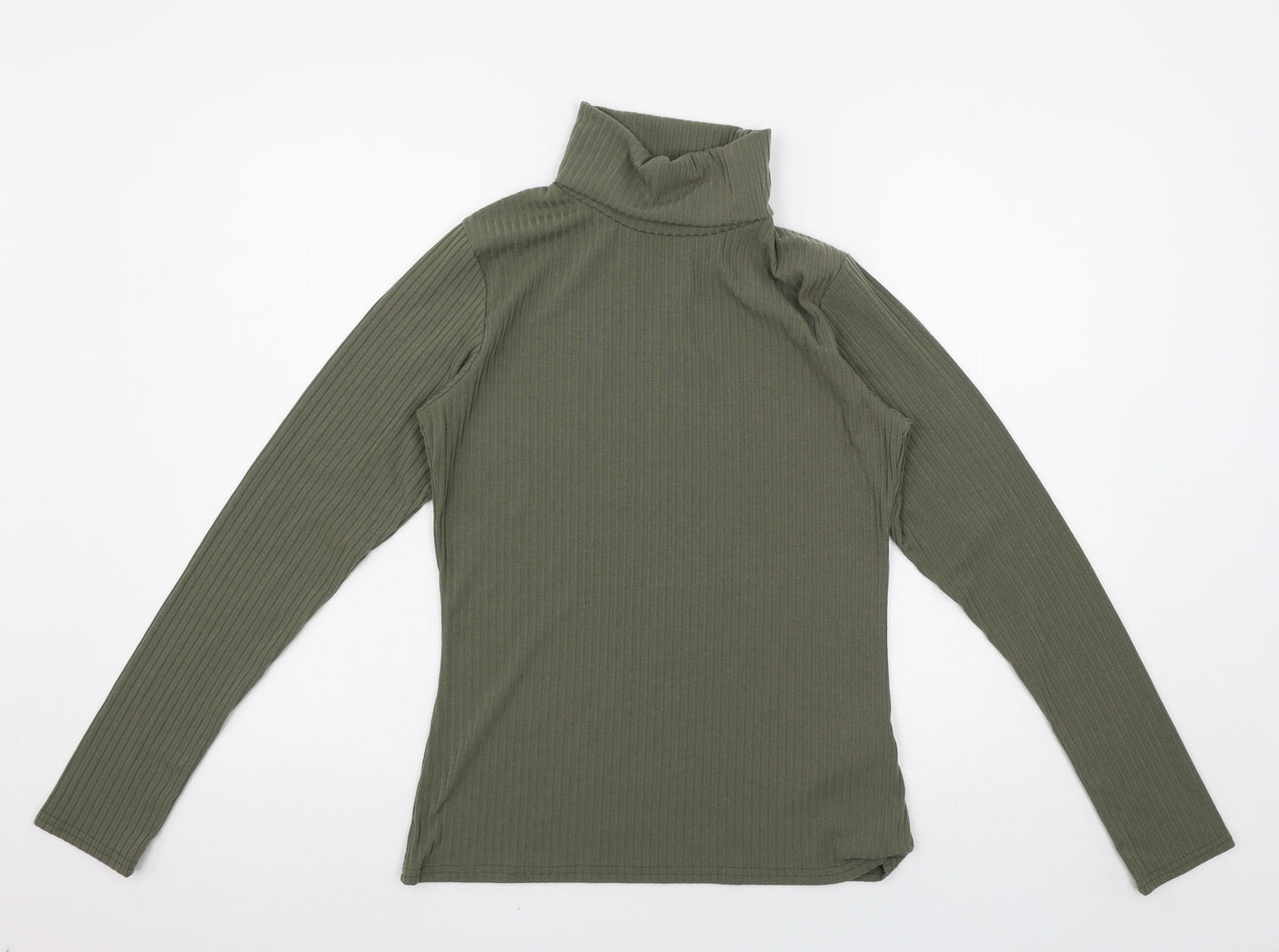 Boohoo Womens Green   Pullover Jumper Size M