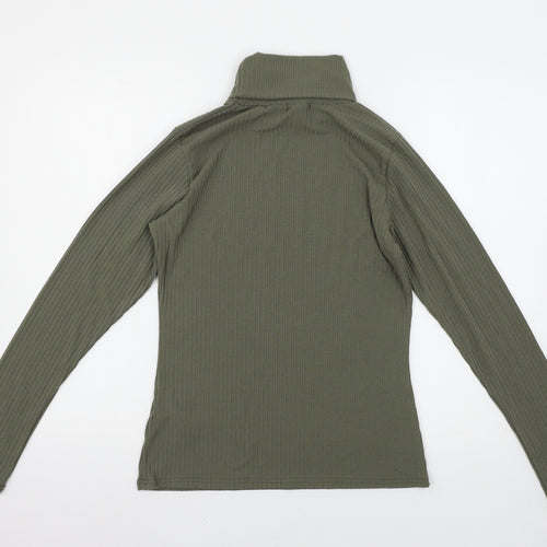 Boohoo Womens Green   Pullover Jumper Size M