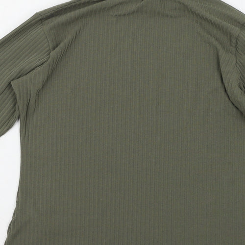Boohoo Womens Green   Pullover Jumper Size M