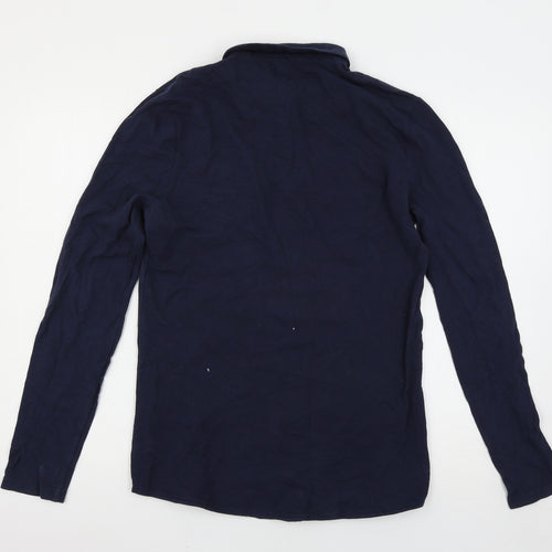 River Island Mens Blue    Button-Up Size M