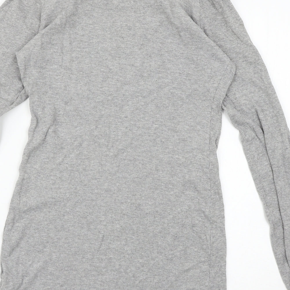 New Look Womens Grey   Basic T-Shirt Size 14