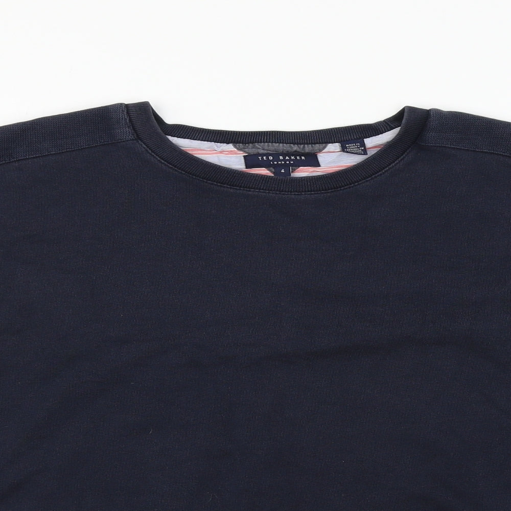 Ted Baker Mens Blue   Pullover Sweatshirt Size L