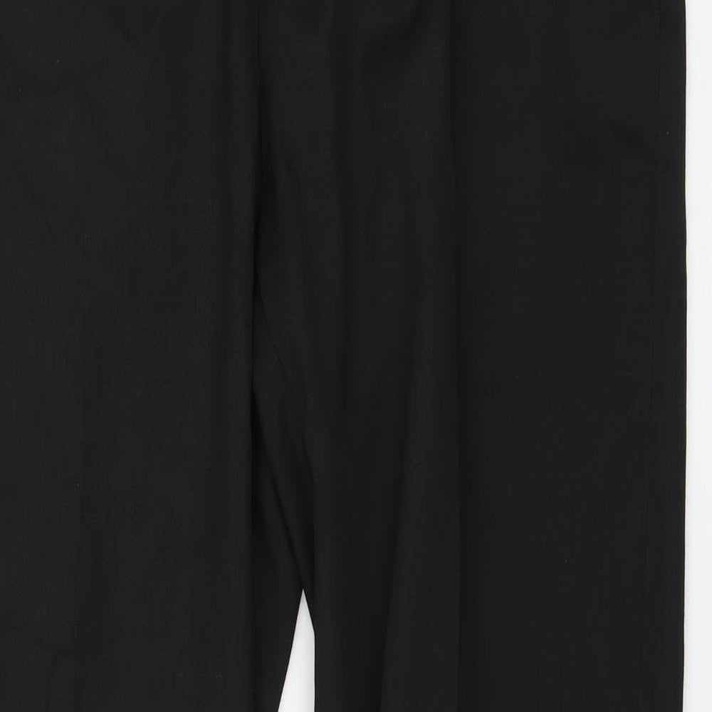 George Mens Black   Trousers  Size 34 L31 in