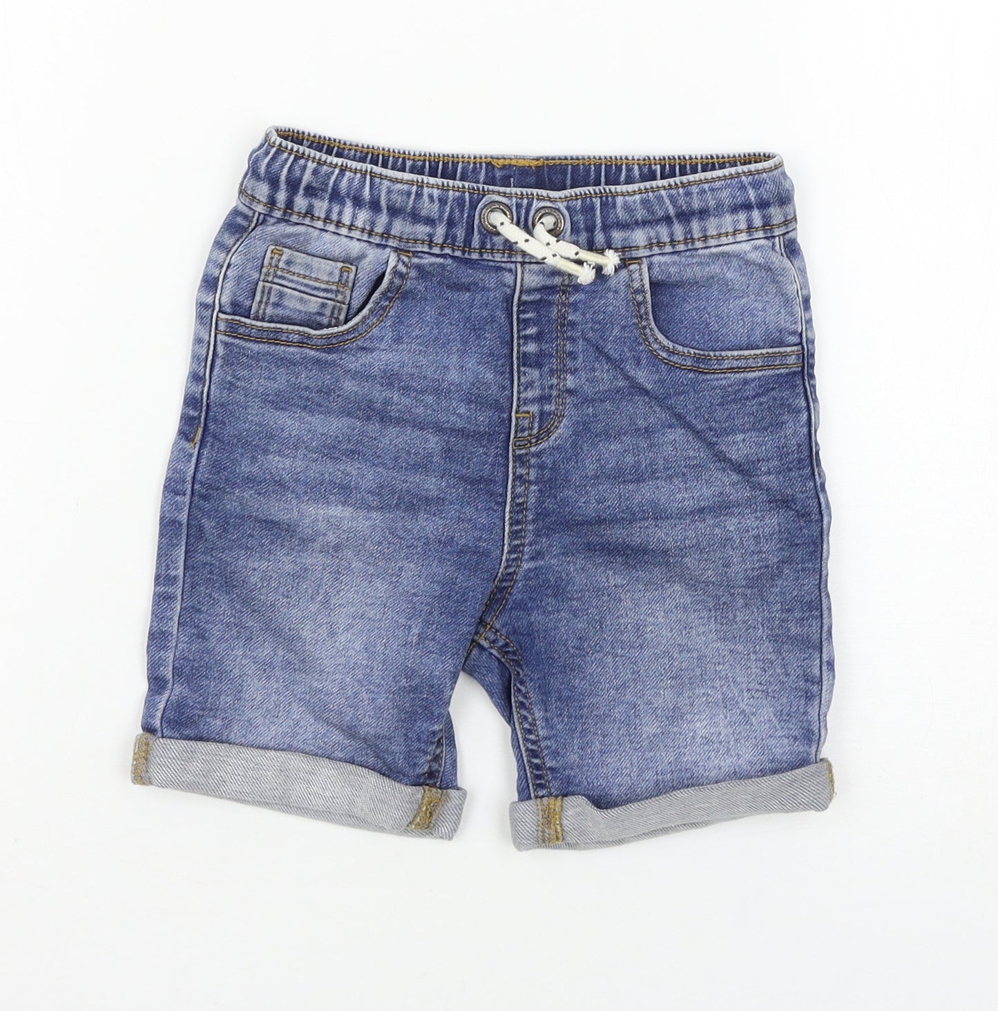 George Boys Blue   Chino Shorts Size 4-5 Years