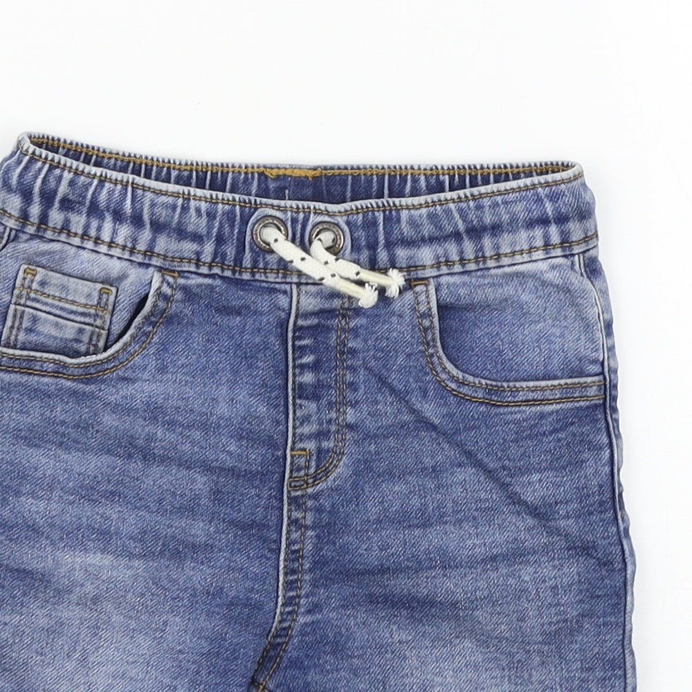 George Boys Blue   Chino Shorts Size 4-5 Years