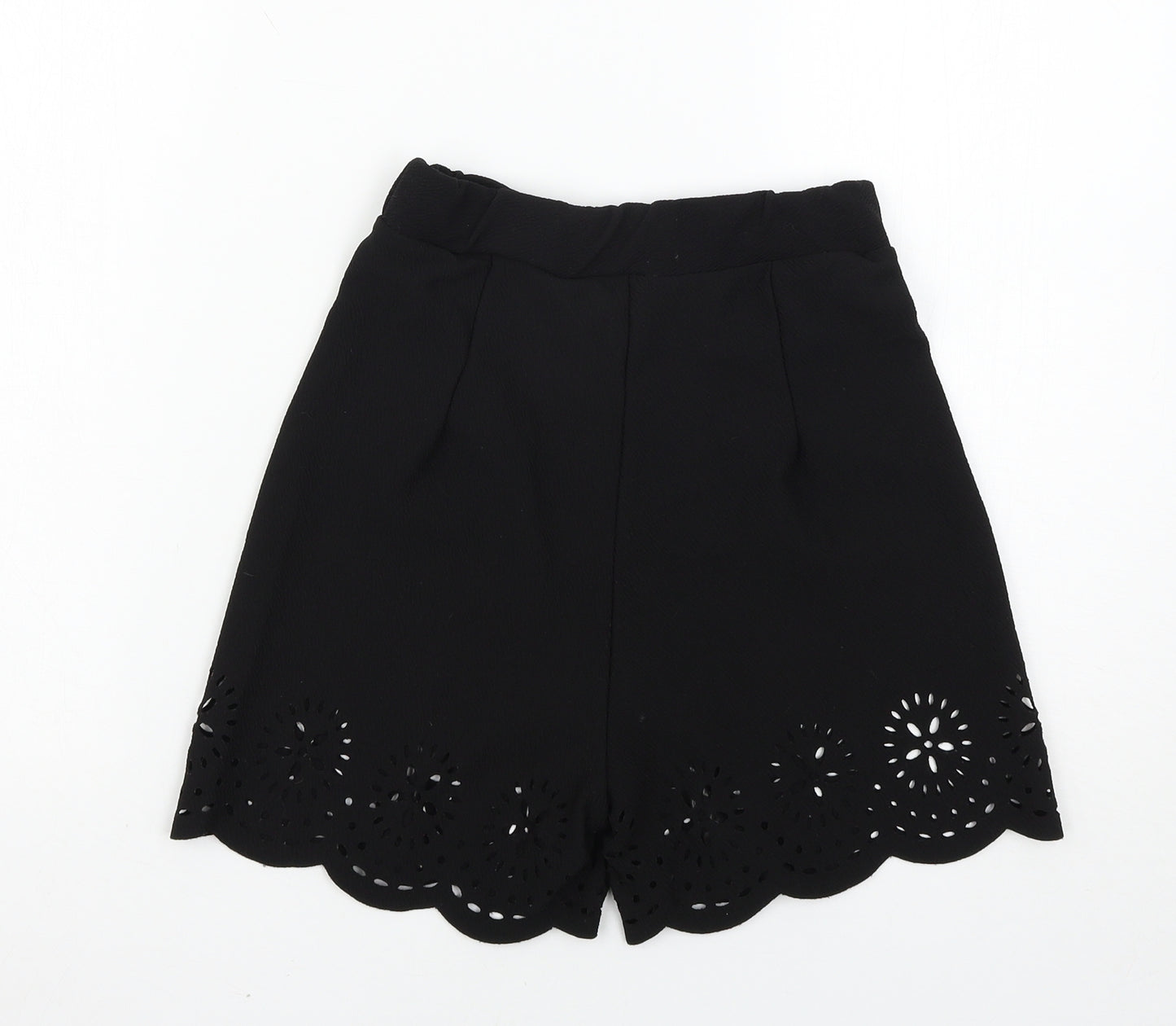 Preworn Womens Black   Culotte Shorts Size 8
