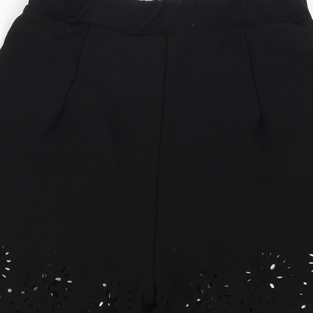 Preworn Womens Black   Culotte Shorts Size 8