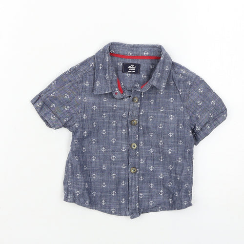mini rebel Boys Blue   Basic Casual Size 9-12 Months