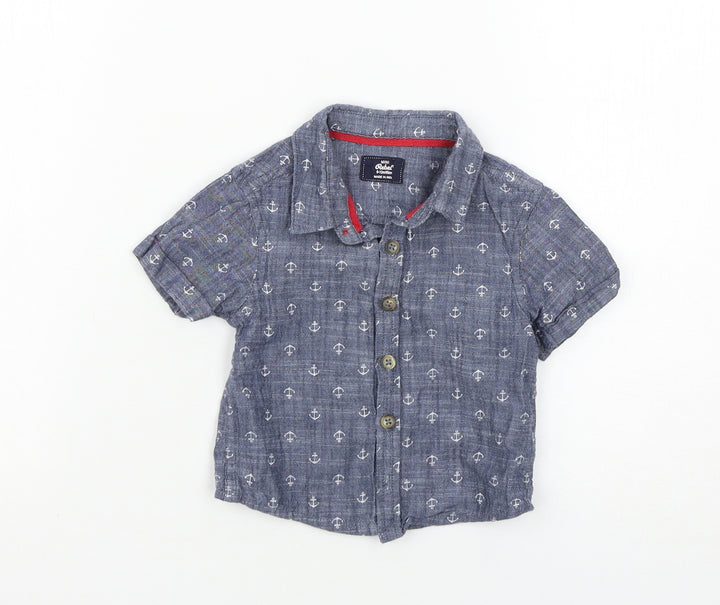 mini rebel Boys Blue   Basic Casual Size 9-12 Months