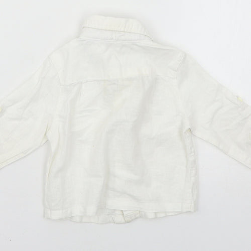 John Lewis Boys White   Basic Casual Size 9-12 Months
