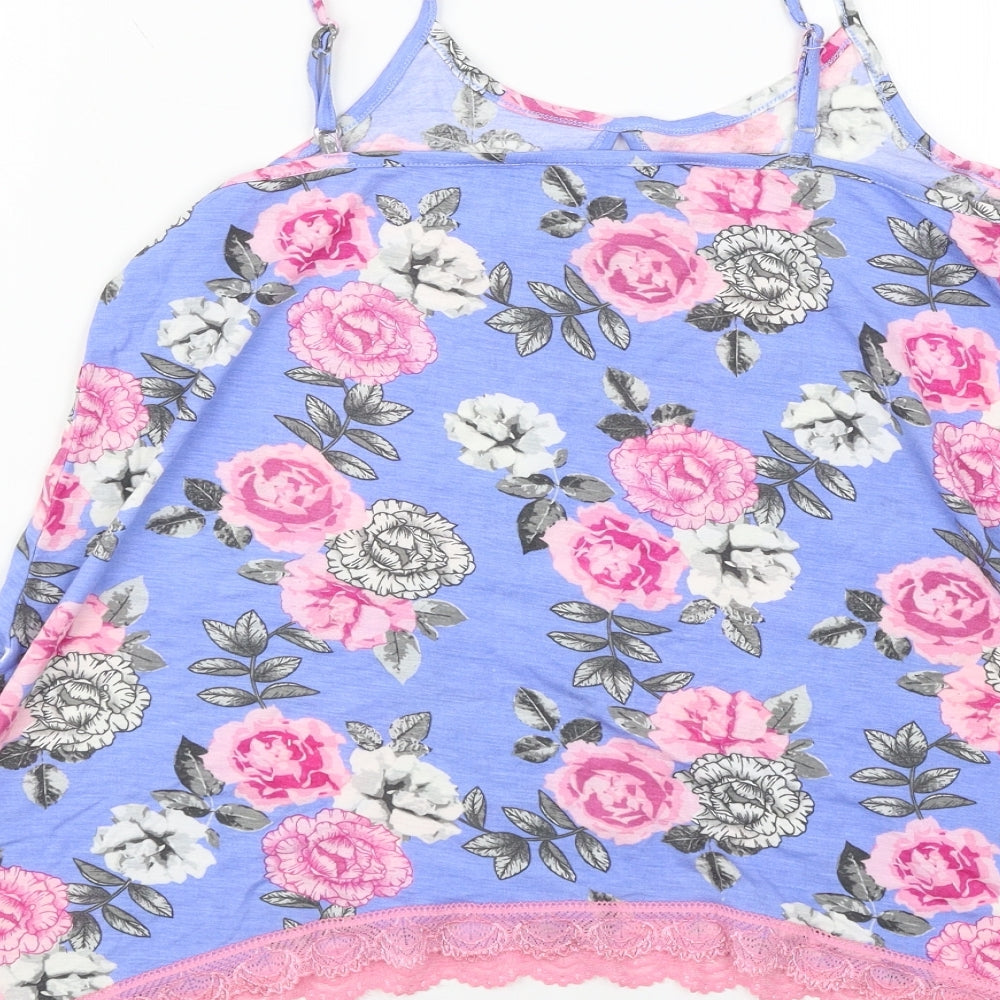Preworn Womens Multicoloured Floral  Basic Tank Size S