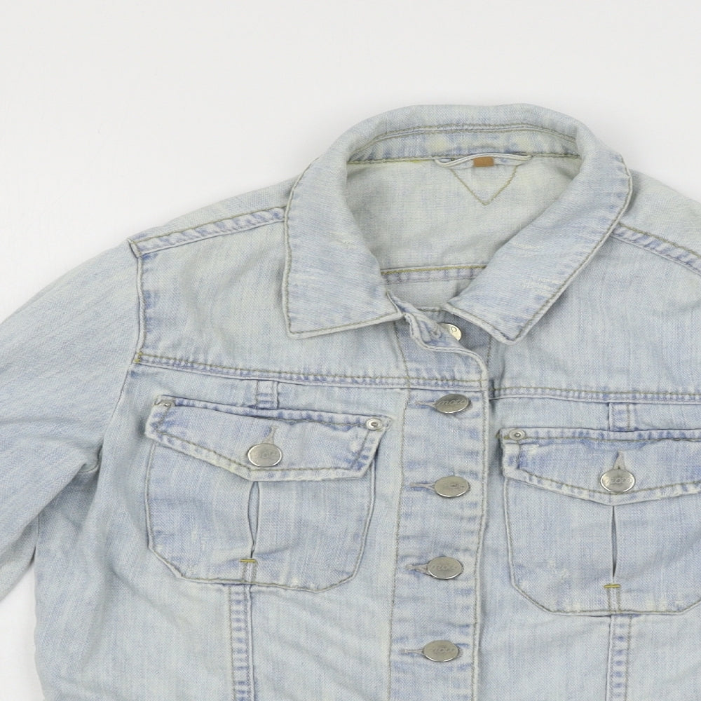 Topshop Womens Blue   Jacket  Size 10