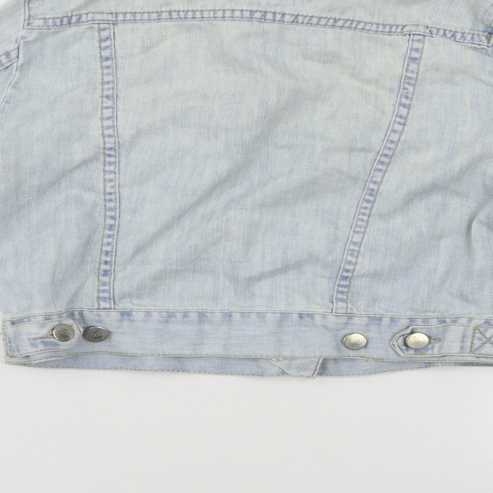 Topshop Womens Blue   Jacket  Size 10
