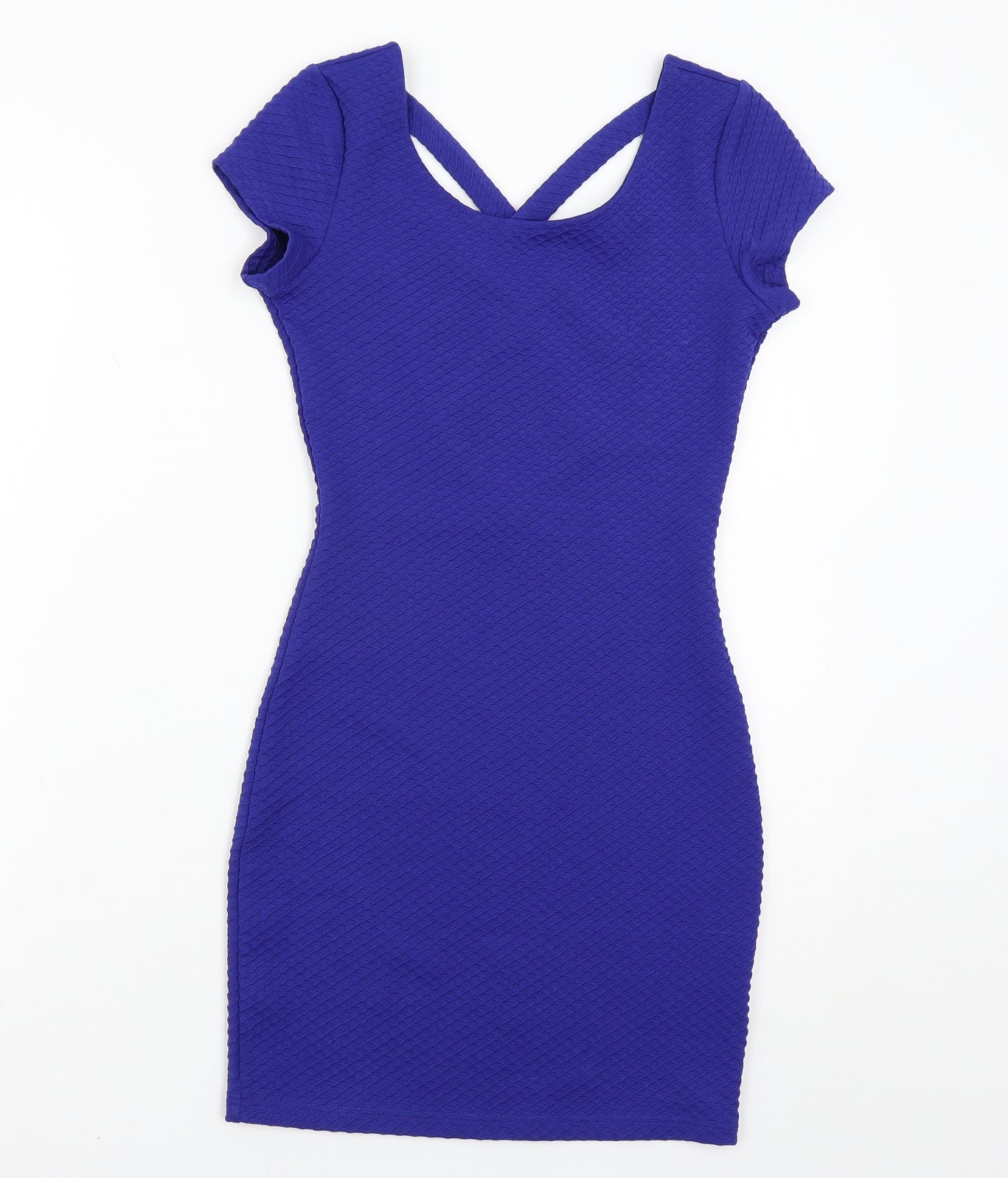 H&M Womens Blue   Bodycon  Size 6