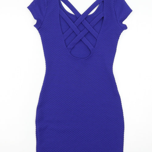 H&M Womens Blue   Bodycon  Size 6