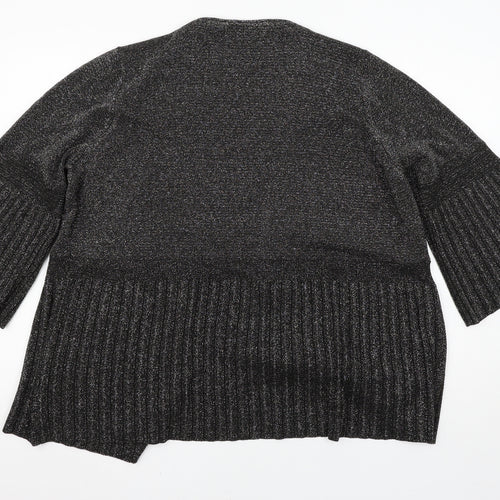 Bm collection Womens Black   Cardigan Jumper Size XL