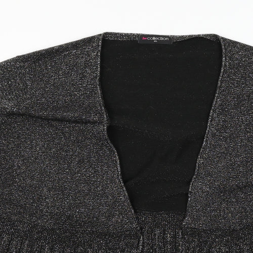 Bm collection Womens Black   Cardigan Jumper Size XL