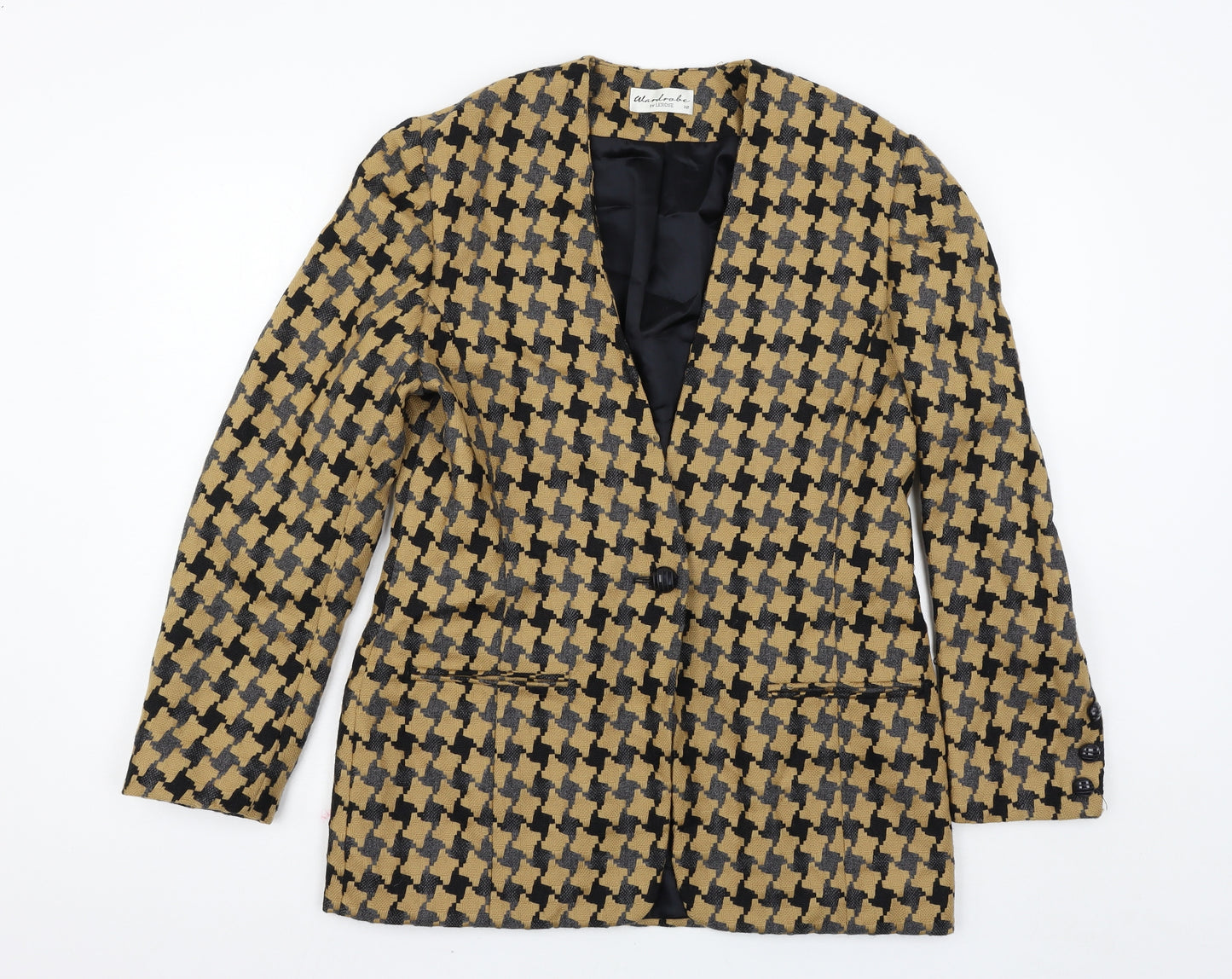 Wardrobe Womens Multicoloured   Jacket Blazer Size 12
