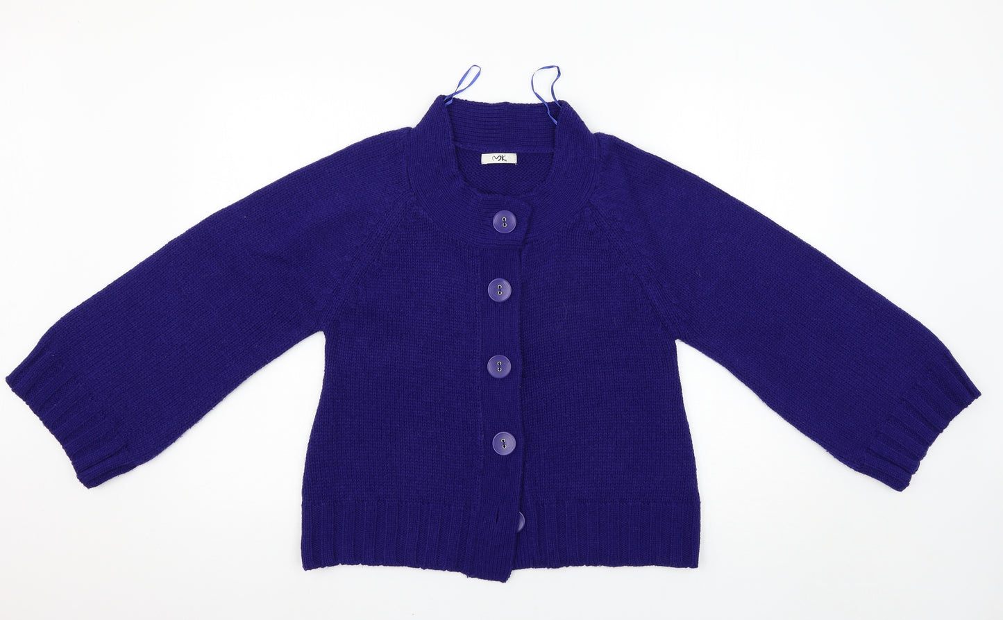 mk Womens Blue   Cardigan Jumper Size 12