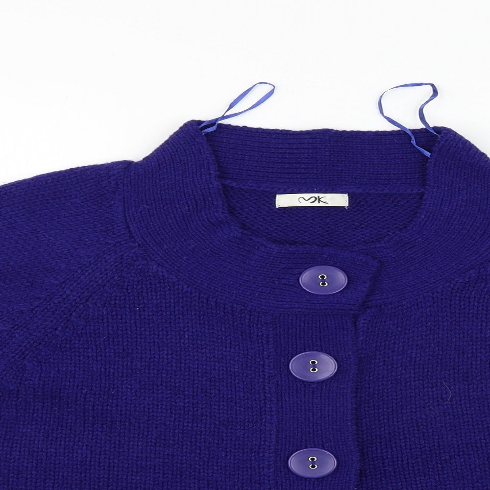 mk Womens Blue   Cardigan Jumper Size 12