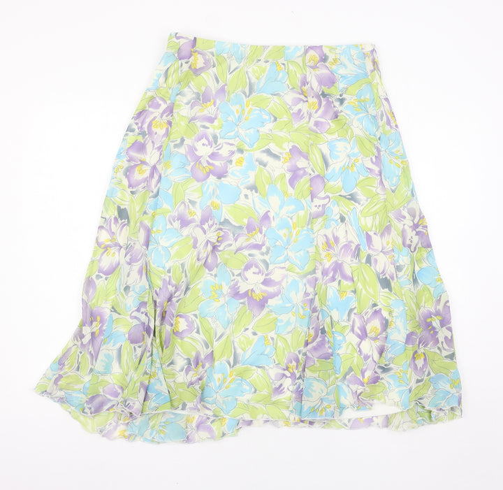EWM Womens Multicoloured Floral  Maxi Skirt Size 14