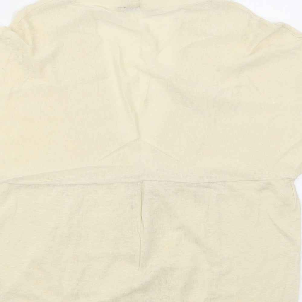 TU Womens Beige   Cardigan Jumper Size 10
