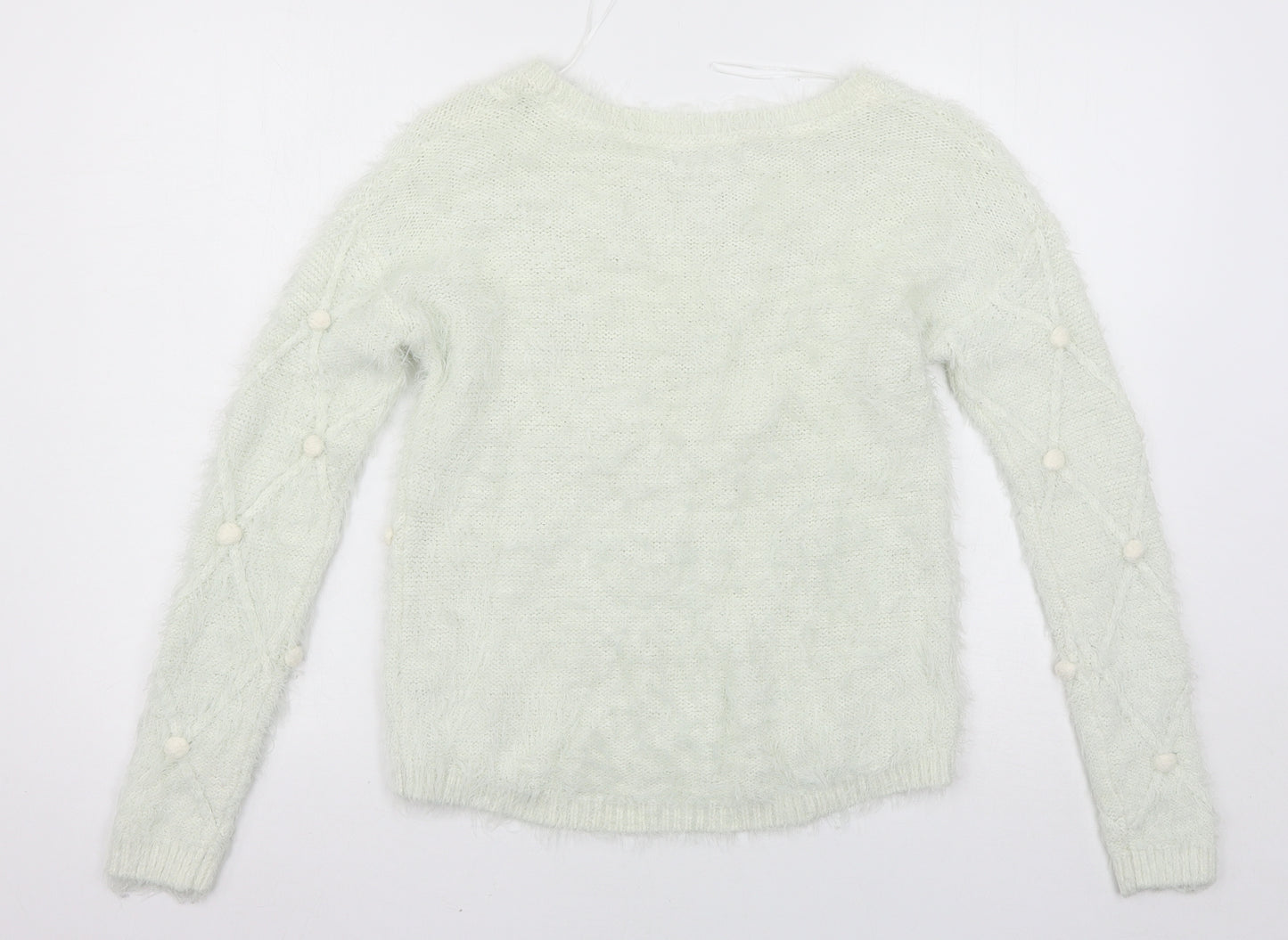 Red Herring Womens White   Pullover Jumper Size 10