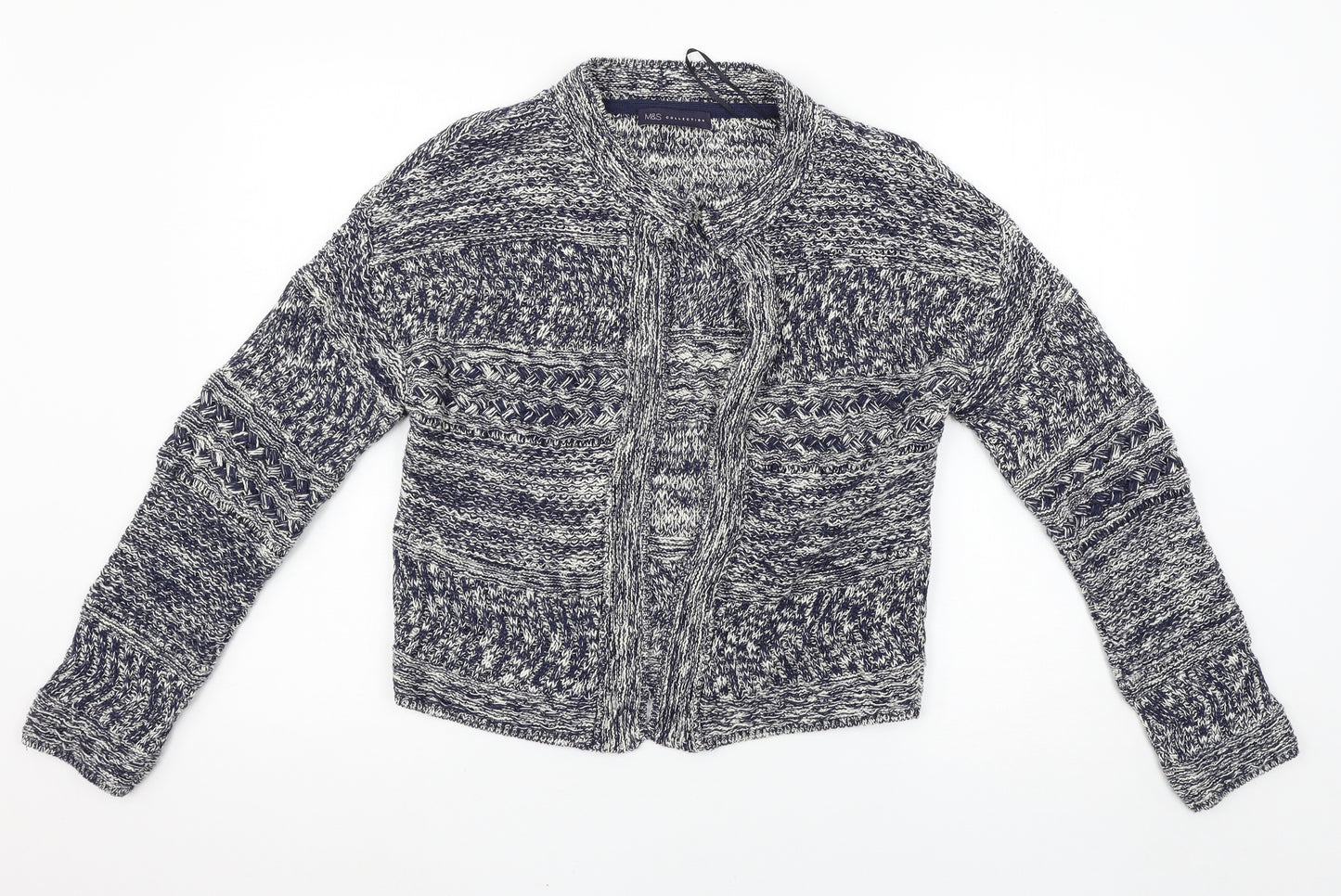 Marks and Spencer Womens Blue   Cardigan Jumper Size M