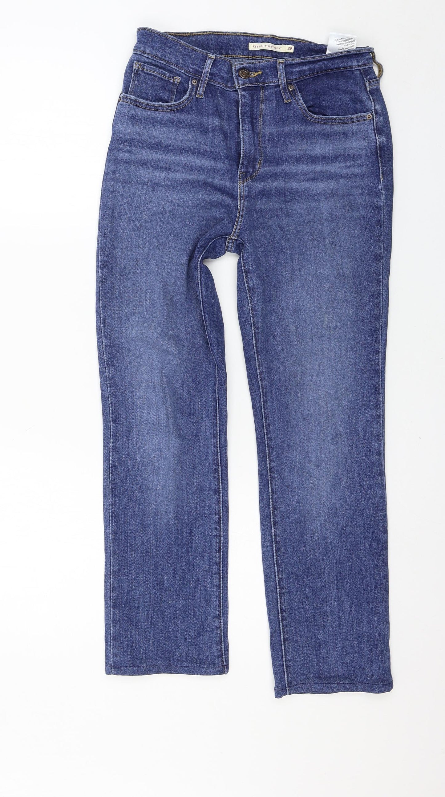 Levi Strauss & Co Womens Blue   Straight Jeans Size 28 L25 in