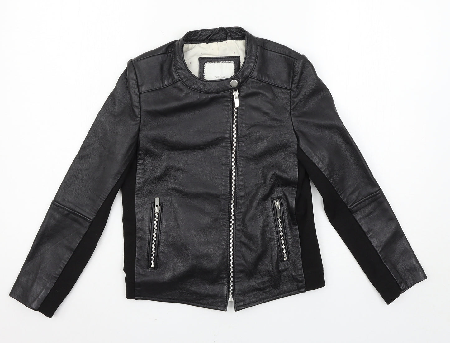 Mango Girls Black   Jacket  Size 9-10 Years