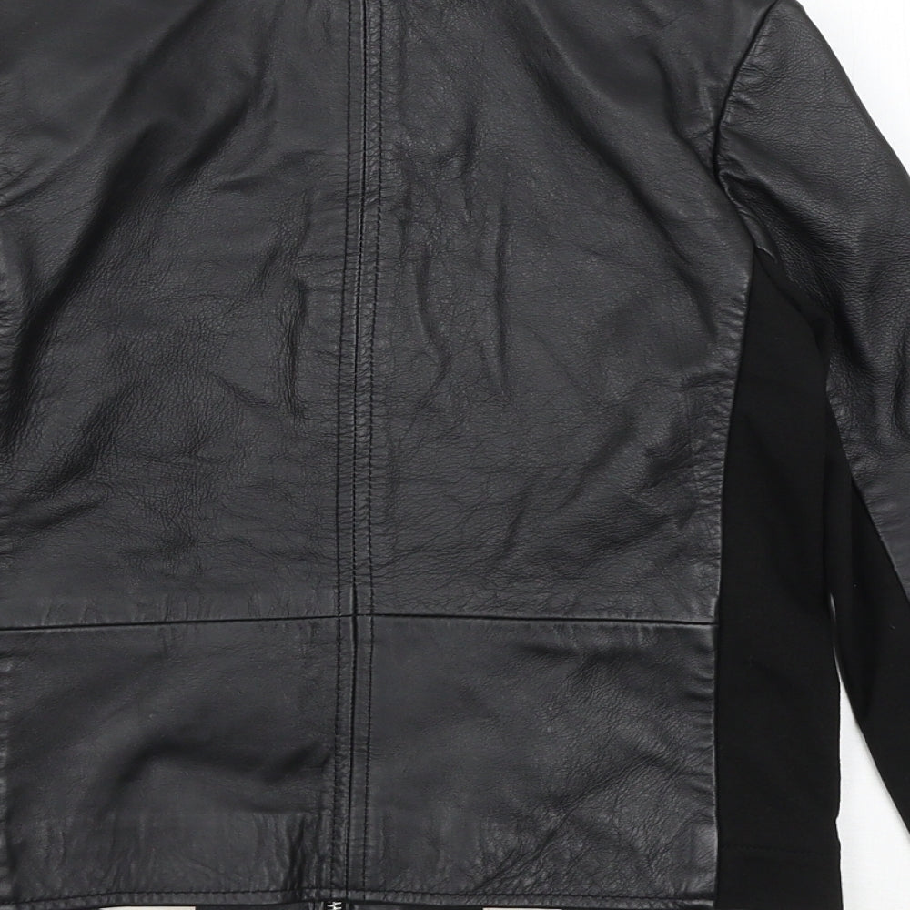 Mango Girls Black   Jacket  Size 9-10 Years