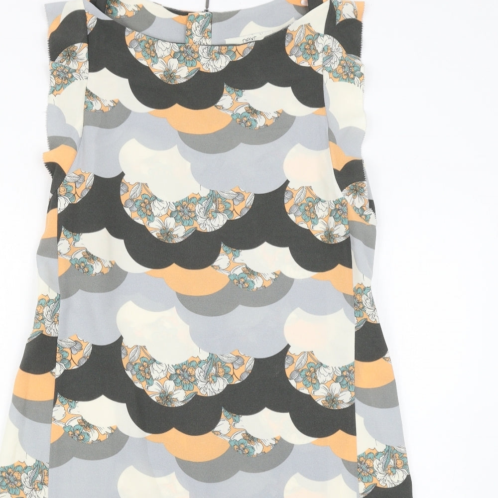 NEXT Womens Multicoloured Floral  Tank Dress  Size 8