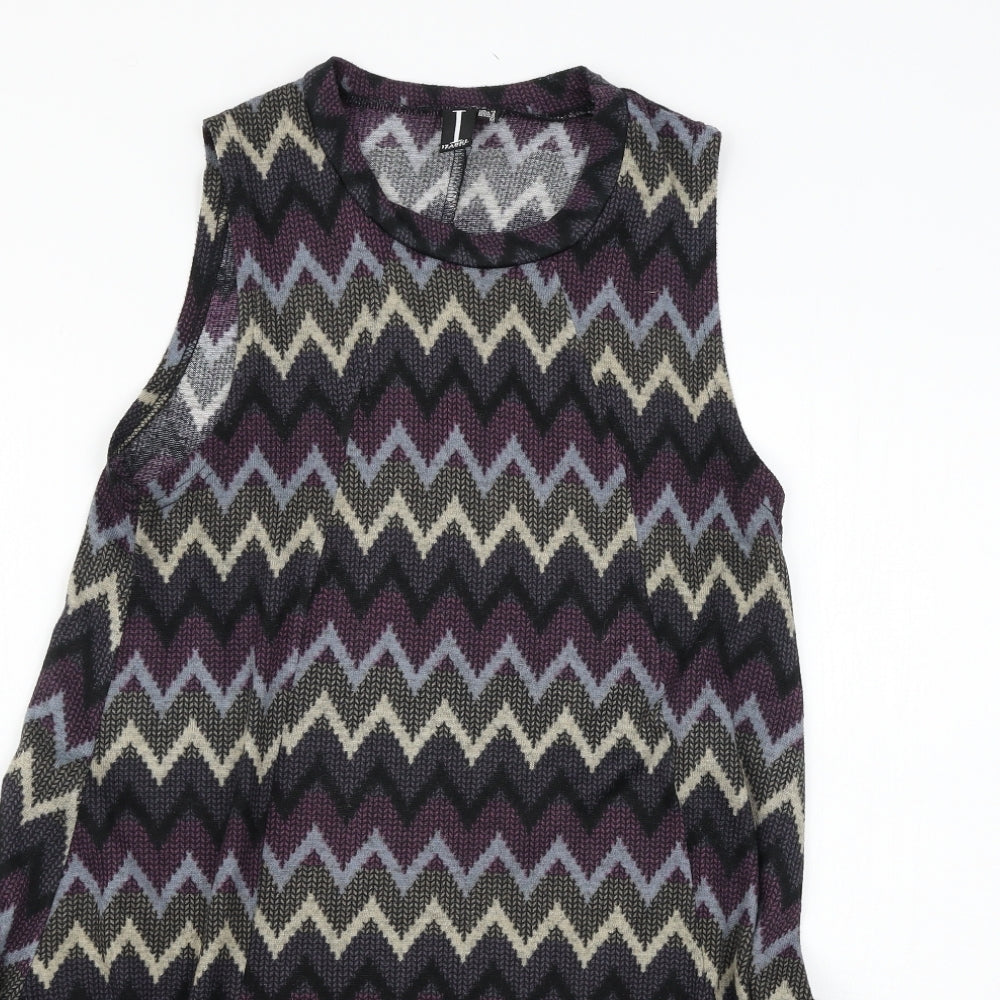 IZABEL Womens Multicoloured Striped  Jumper Dress  Size 10
